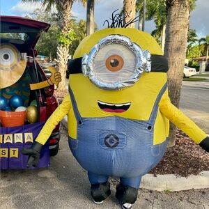 Adult Minions Stuart Inflatable Costume